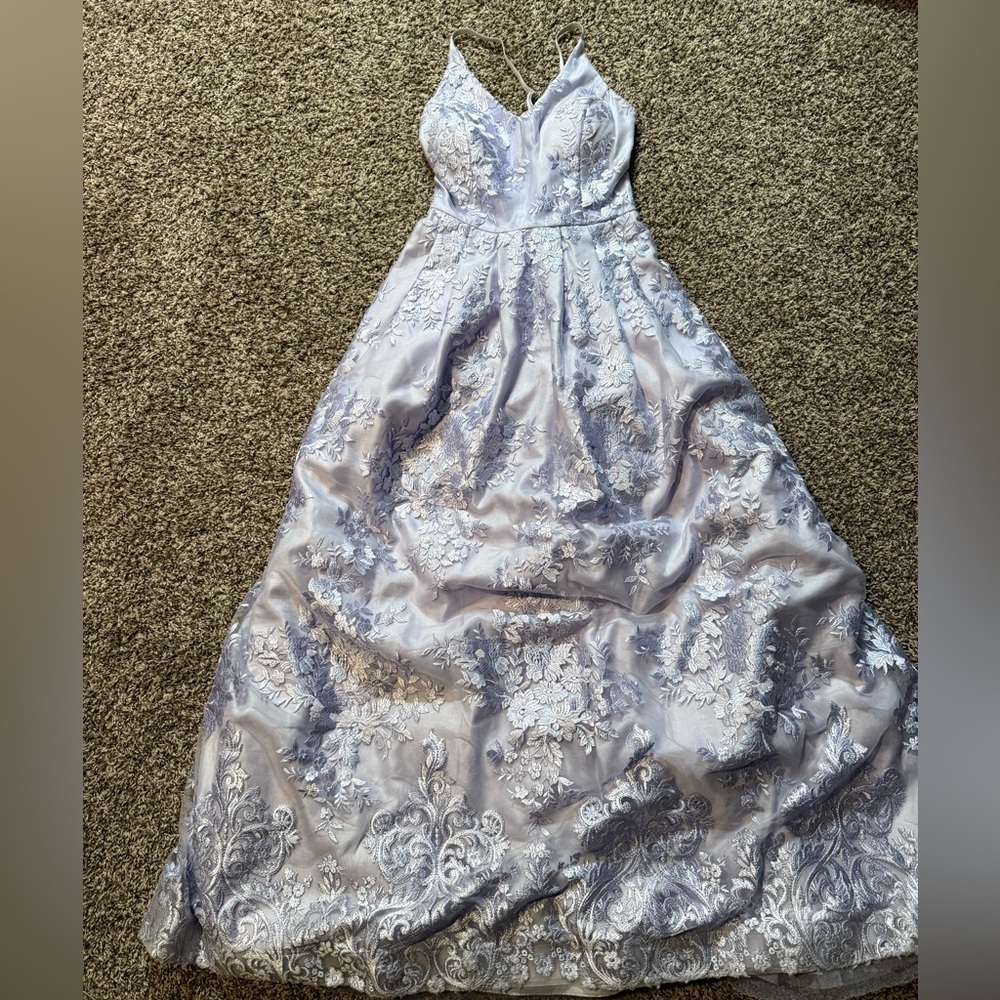 Elegant Lavender Prom Dress